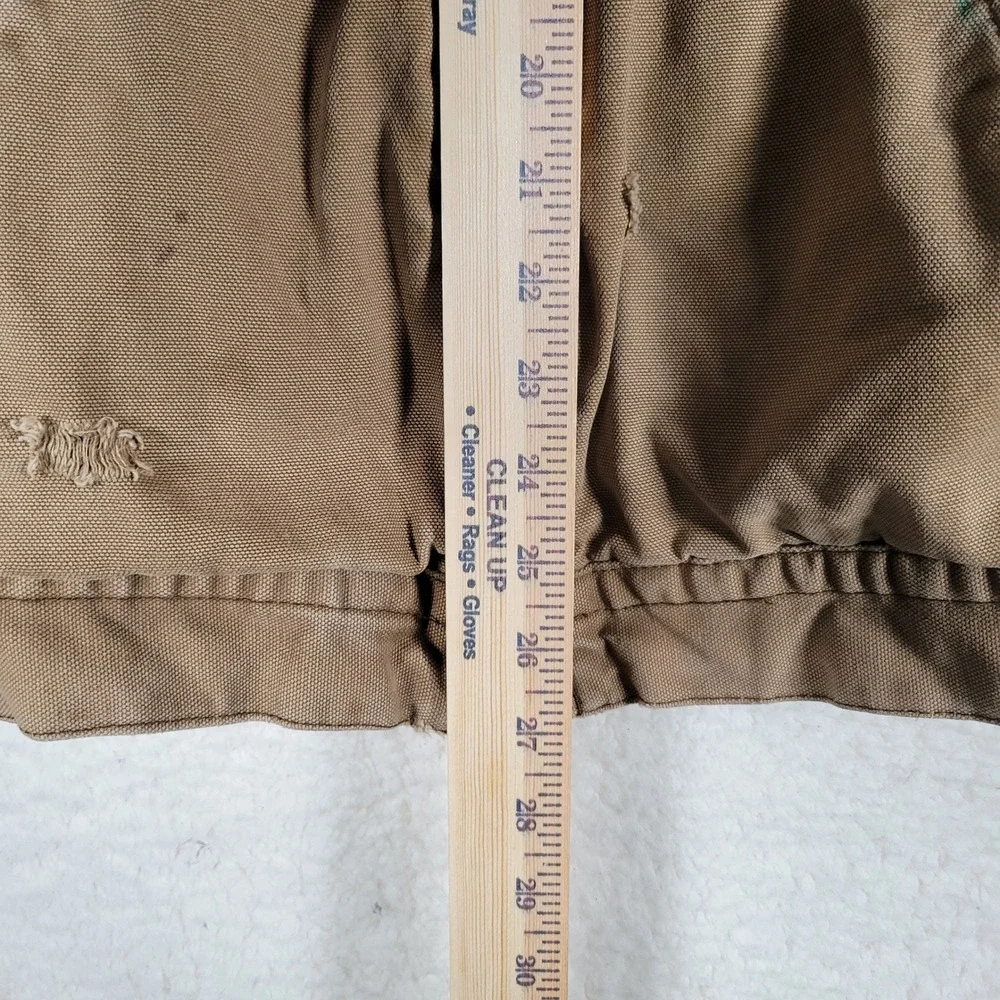 Dri Duck Work Jacket Mens Size L Brown Distressed Canvas Farm Supply Barn Coat - Picture 10 of 15